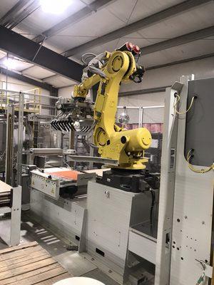 Robotic palletizing