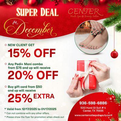 Center Nails Spa & Beauty Salon