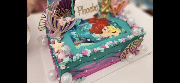 Little mermaid cake