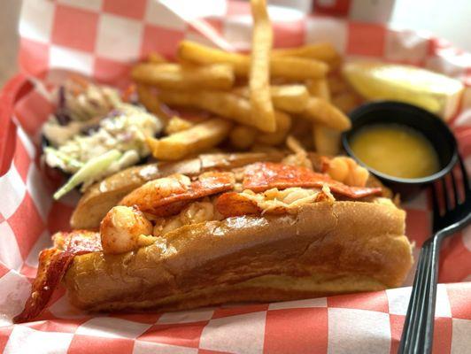 The famous lobster roll