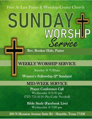 Free At Last Praise & Worship Center