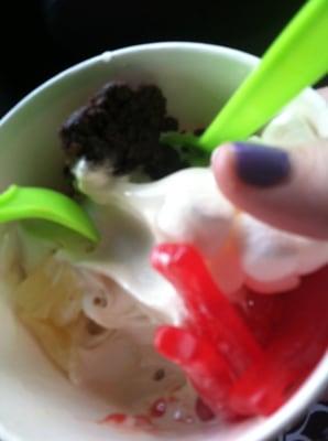 Yummy frozen yogurt!