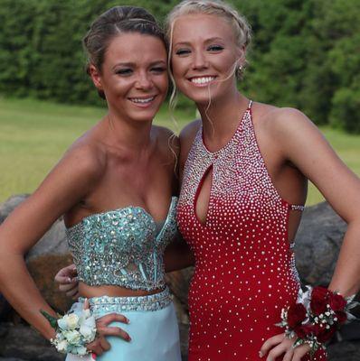 Norvell spray tan before prom!