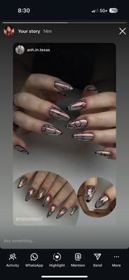 Nail set by Anh