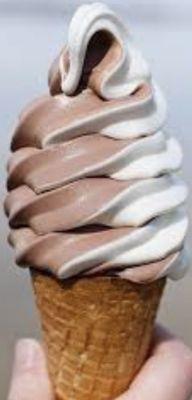 Twist soft serve ice cream!!