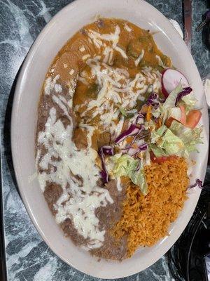 Chili 1. Two Chile Rellenos Dinner
