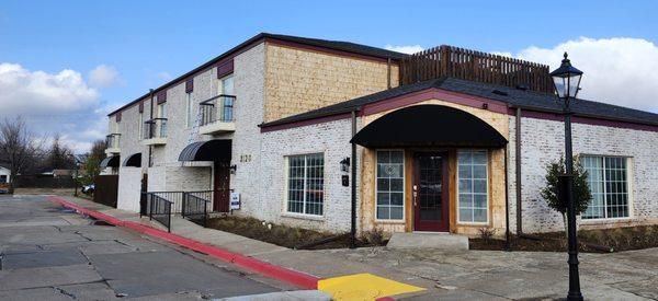 This is the entrance to our new facility.