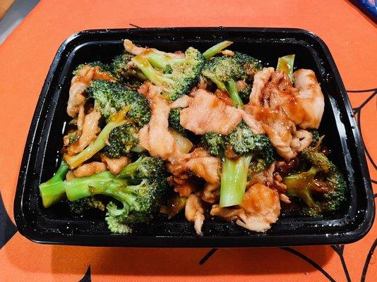 Chicken and broccoli