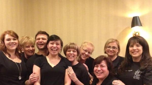 Most of the staff at a fashion show event we worked.