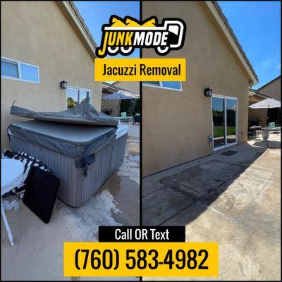 Jacuzzi Removal, Spa Removal, Junk Removal / Trash Removal In San Diego. Call or Text (760) 583-4982