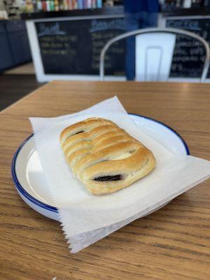 Blueberry cheese danish