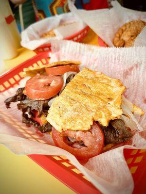 Steak Sandwich or Steak Jibarito