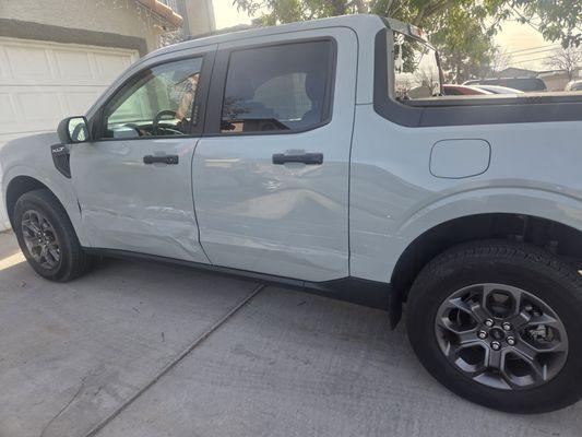 I was side swiped and they fled the scene so I had to chase them down.