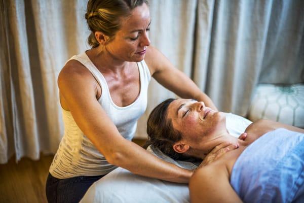 I specialize in neck release.