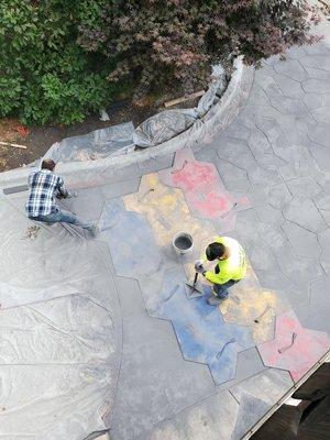 You didn't know we also do stamping concrete
Call us today