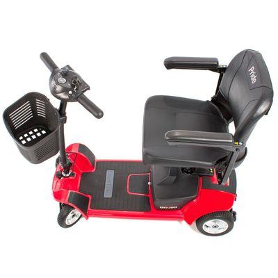 Transportable scooters can collapse, come apart and fit into the trunk of most medium to full sized cars.