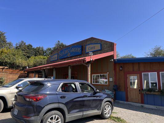 Don't trip on the bags of mulch and fertilizer!