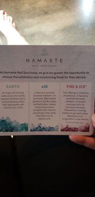 Options for your scrub scent