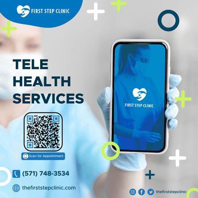 Get the care you need without leaving your home!
First Step Clinic is Providing Tele Healthcare services in Vienna VA.