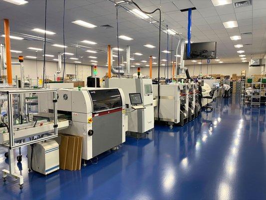 Our new expanded manufacturing space