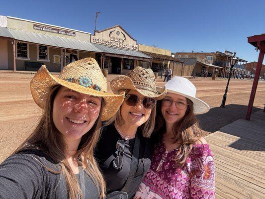 On Allen Street. All the way from Stuttgart Germany and they're taking Nellie's home