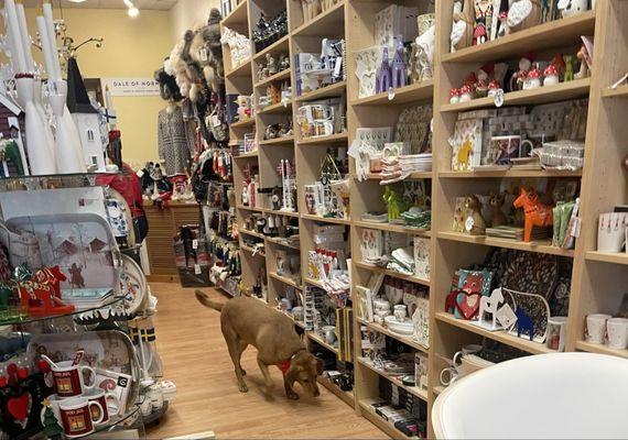 Well-stocked shelves