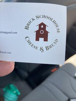 Brick Schoolhouse Cheese and Bread