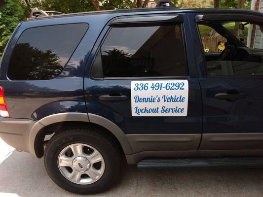 Donnie's Vehicle Lockout Service