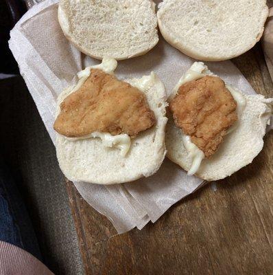 Chicken sliders