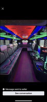 H2 Hummer limousine interior