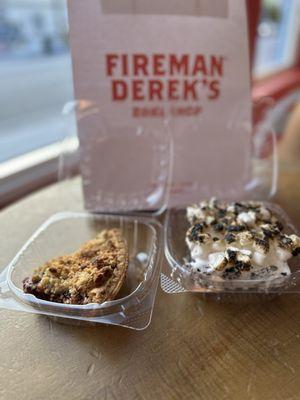 Guava berry pie and s'more's brownie
