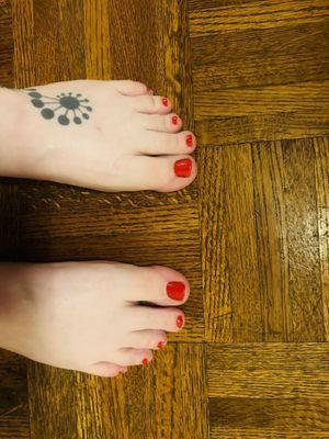 Milk & honey pedicure