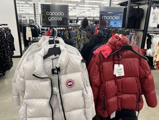 Luxury down jackets