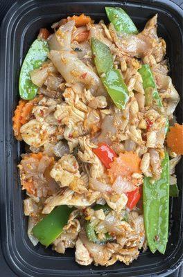 Drunken noodle lunch - good amount of chicken and veggies!