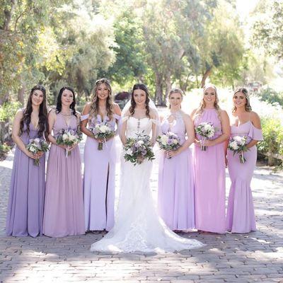 All the pretty maids in a row