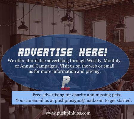 Your message may display 13.440 to 43.200 impressions monthly per kiosk location.