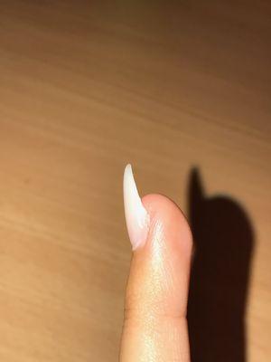 nail protruding back