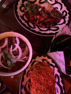 Barbacoa and Lomo Saltado