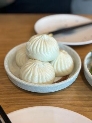 Red Bean Buns - sweet, soft, doughy texture of filling.