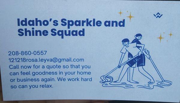 Idaho's Sparkle and Shine Squad