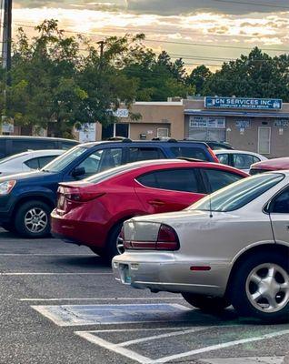 Mismatched car paint