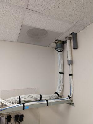 Wire Ethernet cable for data and telephone