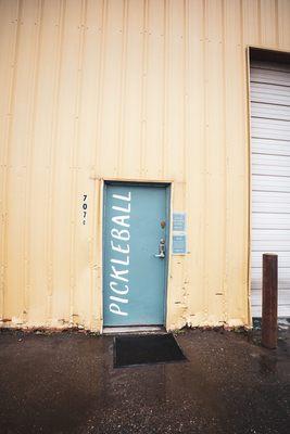 The front door of Bozeman Classic Pickleball Club!