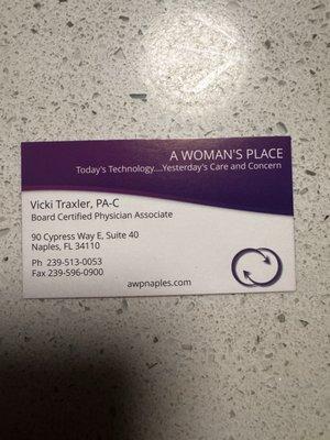 A Woman's Place