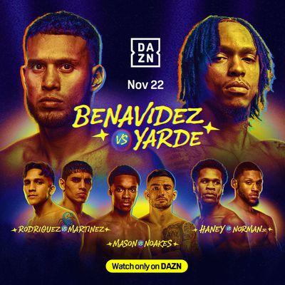 Join Us Benavidez vs Yarde Boxing Saturday 6pm