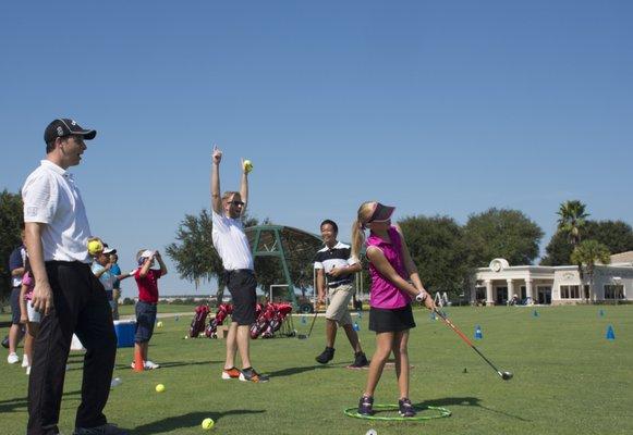 Leadbetter Kids programs offer a fun way for kids 12 & under to learn golf, the Leadbetter way!