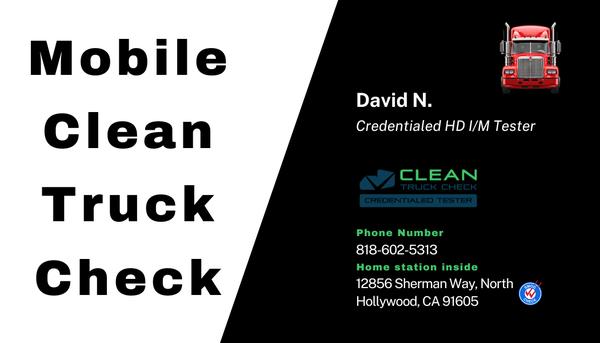 Mobile Clean Truck Check