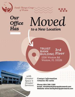 Moved into new location