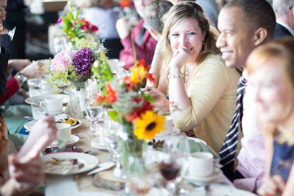 Wedding reception at Vue Corvallis