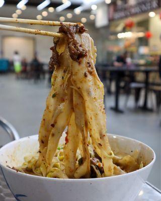 Spicy Cumin Lamb Hand-Ripped Noodles @tiffhuangry